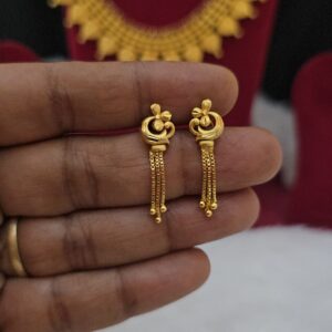 premium foaming chain drops earing