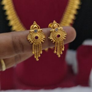 premium foaming ad stone drops earing