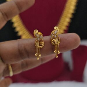  premium foaming ad stone chain drops earing