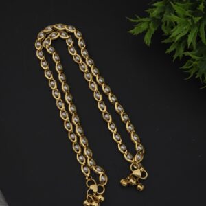 premium foaming pearl anklets