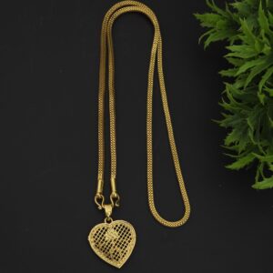  premium foaming 18 inch heart dollar chain