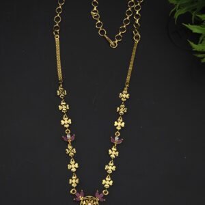  premium foaming ad stone flower necklace