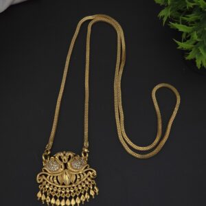  Premium foaming  28 INCH ad stone peacock dollar chain 
