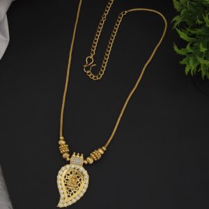  Premium foaming ad stone Mango lakshmi necklace