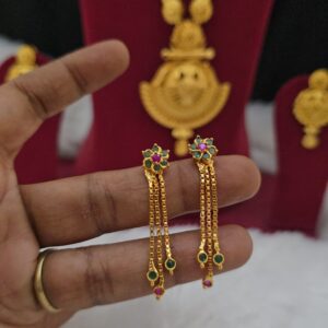 Premium foaming AD Stone drops earings 