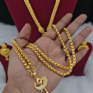  premium foaming 28 inch vel mayil dollar chain