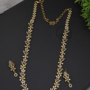  Premium matt diamond replica haram with earings 