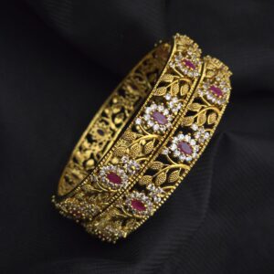 Premium matt ad stone bangle 