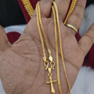  Premium foaming 18 inch Cross dollar chain oneday offer 