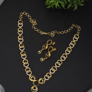 Premium foaming ad stone necklace