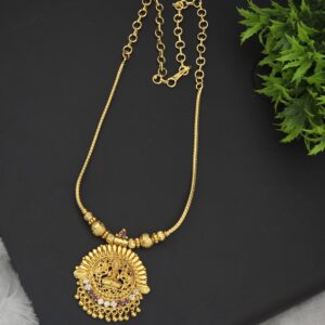 Premium foaming ad stone lakshmi necklace