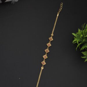  Premium AD ruby impon bracelets comes extension 