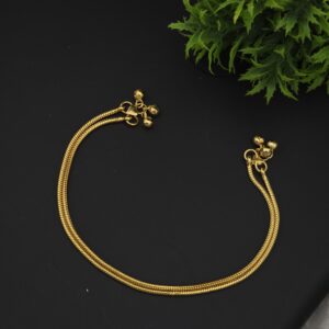 Premium microplated anklets comes real gold tone