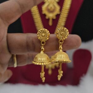 premium foaming jhumka with drops 
