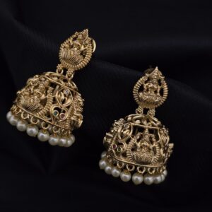 premium matt lakshmi jhumka 