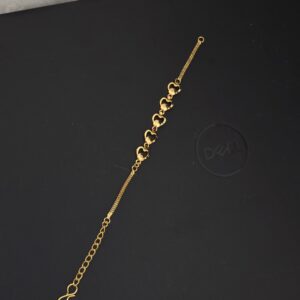 Premium foaming heart bracelet