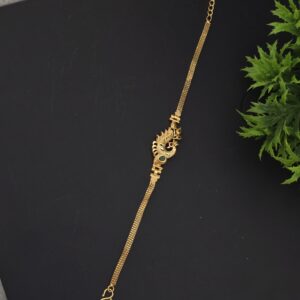 Premium foaming peacock bracelet