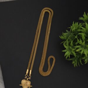 Premium foaming 32 inch swastik dollar chain 