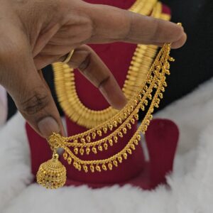 premium foaming jhumka with mattal 