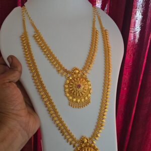  Premium foaming ad ruby  combo comes necklace haram