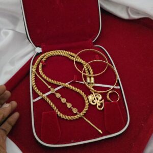  Premium PONGAL SPECIAL  OFFER 2025 impon combo comes 24 inches dollar chain, bangle,ring,bracelet