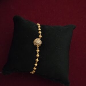 Premium Diamond look Adjustable stone ball bracelet