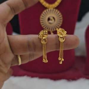 premium foaming Chain drops earings 