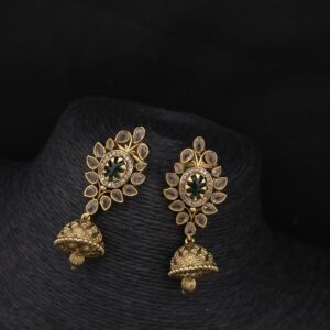 Premium matt leaf jhumka 