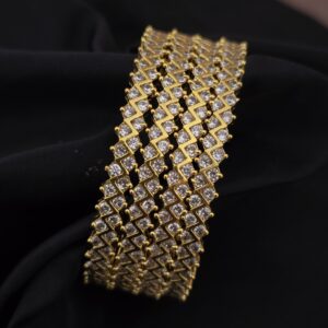  Premium  foaming ad stone bangle 1 PAIR