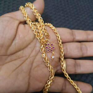  Premium foaming 24 inch Ad stone dollar chain 