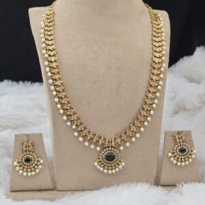 Premium mat haram with stud and pearls 