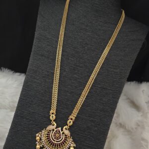 Premium Mat 30 inch chandra haram comes peacock