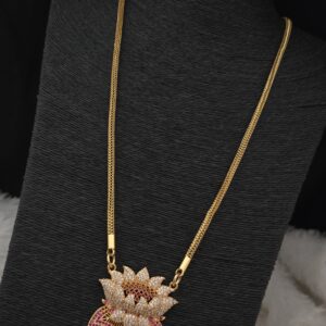 Premium foaming AD stone lotus dollar chain