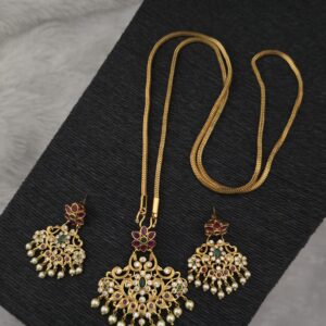 Premium MAT 32 inch ad stone dollar chain 