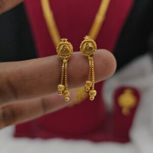 Premium foaming chain drops earing 