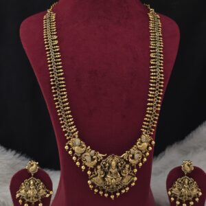  Premium mat AD stone lakshmi haram