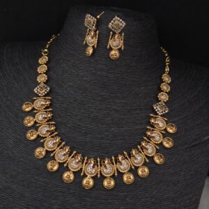  Premium ad mid haram with antique finish imitation jewellery