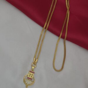 Premium foaming AD stone 28 inches dollar chain 