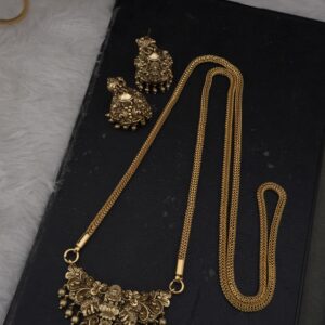 Premium matt 32 inch lakshmi dollar chain 