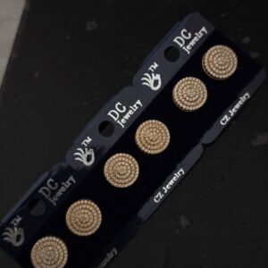  Premium rose gold AD stone stud 