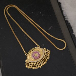 Premium foaming meenakari 28 inch dollar chain 