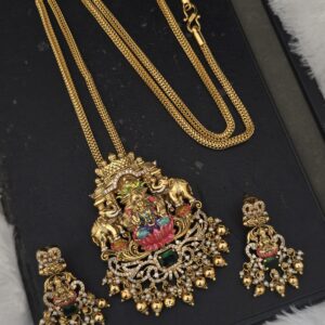 Premium meenakari 32 inch dollar chain 