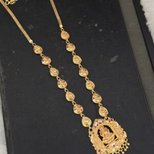 Premium foaming AD stone lakshmi necklace 