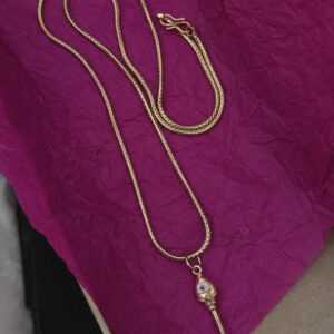 Premium impon vel dollar chain 24 inch 