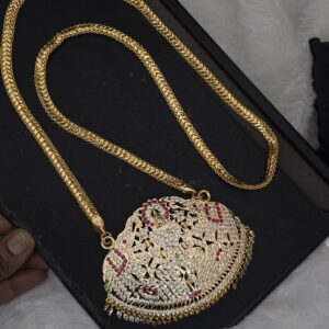  Premium impon 32 inch lakshmi dollar chain