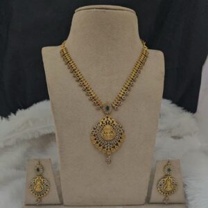 Premium matt lakshmi necklace