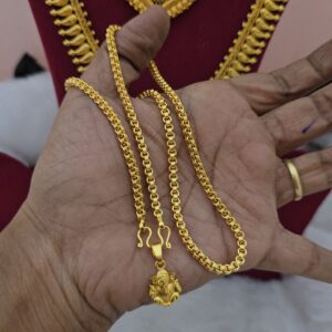 Premium foaming one day offer 18 inch vinayagar dollar chain 