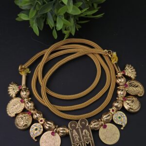 Premium foaming customized choker meenakshi thali