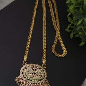 Premium foaming AD stone 32 inch dollar chain 