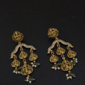 Premium matt AD stone earing